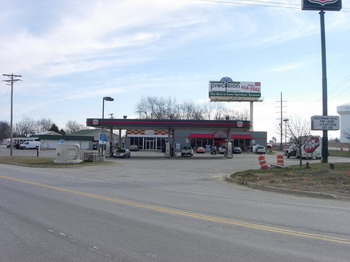 Convenience store and gas station